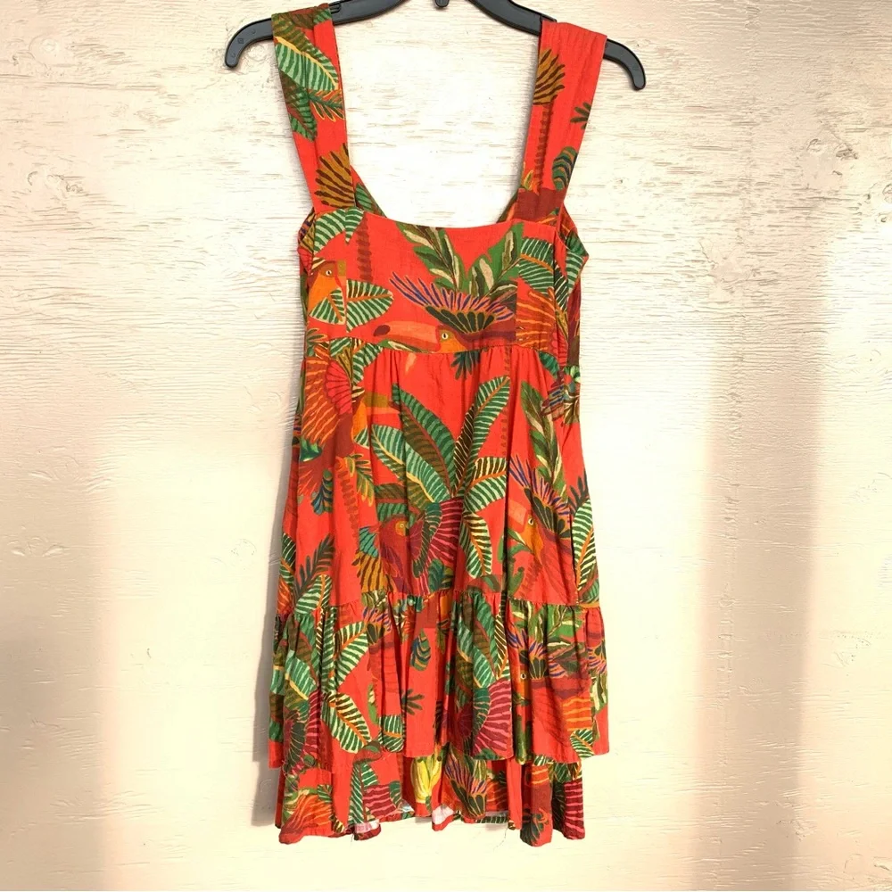 FARM Rio Red Tropical Mini Dress - Picture 12 of 16